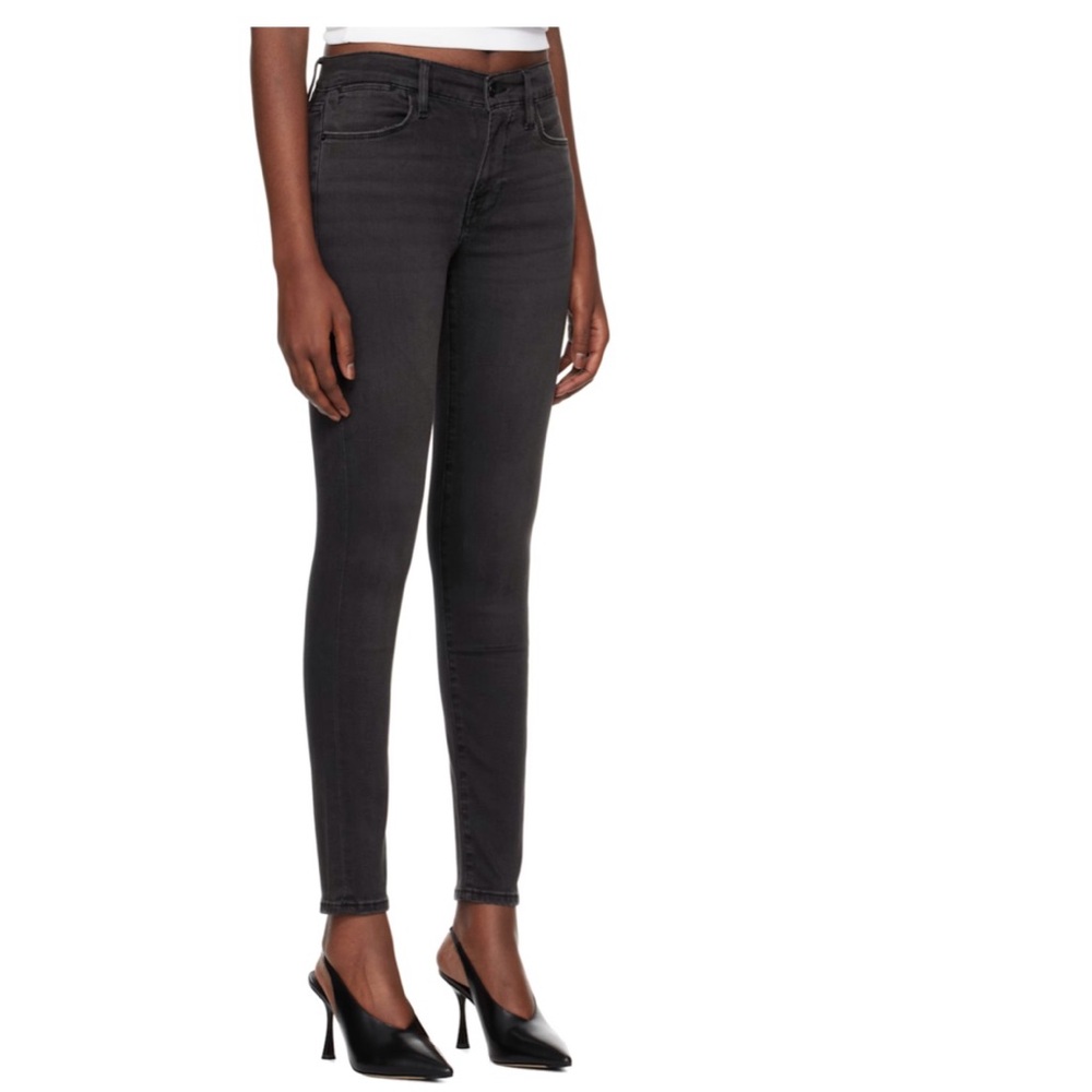 FRAME • Black 'Le High Skinny'‎ Jeans